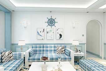 天水地中海风格-客厅