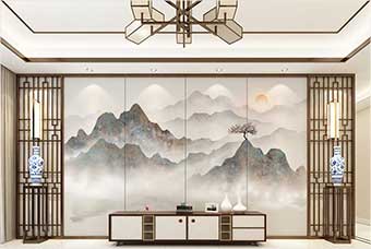 天水森佰汇航空纤维（山水画系列）