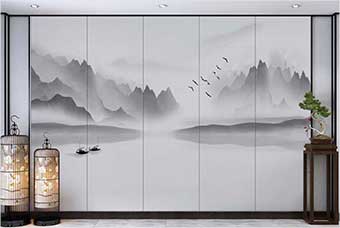 天水森佰汇航空纤维（山水画系列）